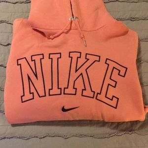 Nike blush pink hoodie